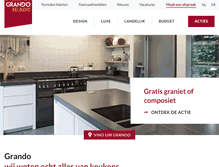 Tablet Screenshot of grando.be